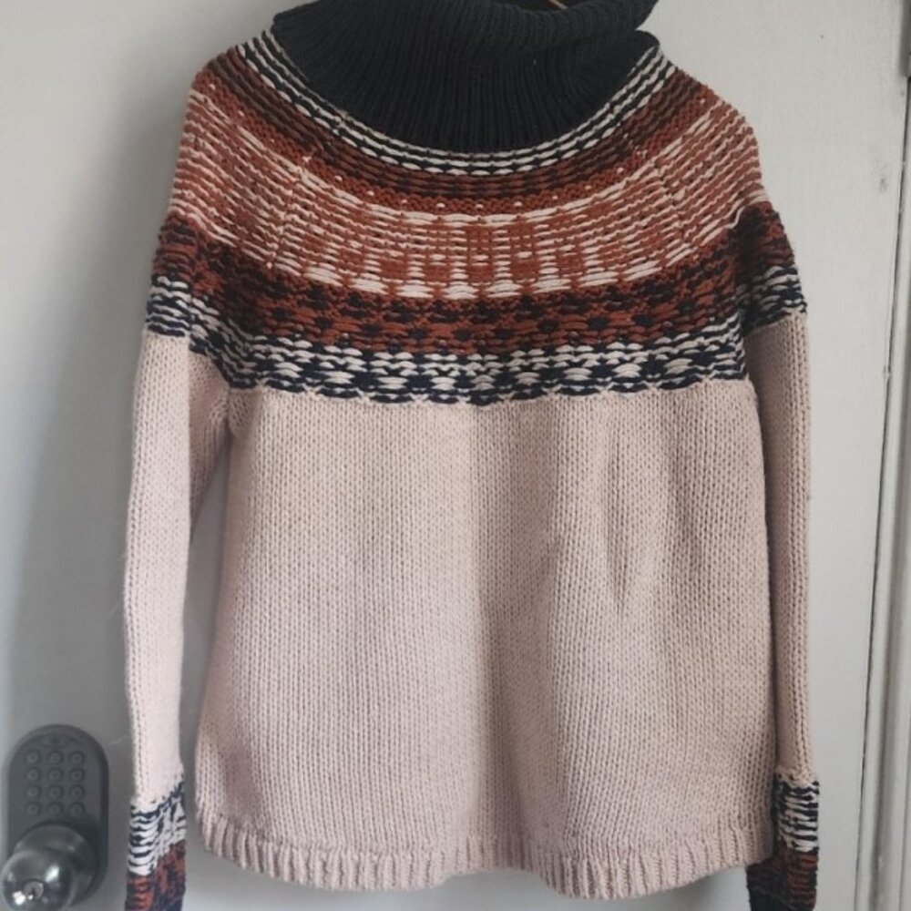 Madewell Chunky Knit Turtleneck - Size Medium